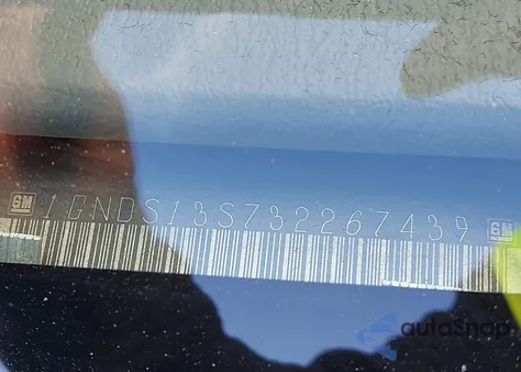 2003 Chevrolet Trailblazer Lt from USA, damaged, VIN 1GNDS13S732267439